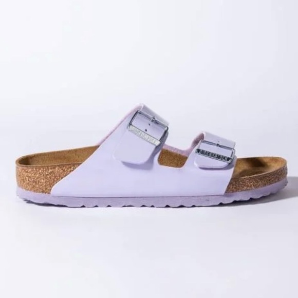 Birkenstock Arizona Patent Birko-Flor Sandals - Picture 6 of 12